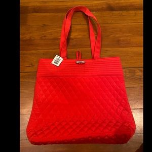 Red Vera Bradley tote bag